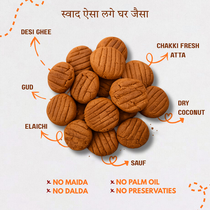 Chinni Thekua Combo Pack of 3 | Traditional Handmade Cookies